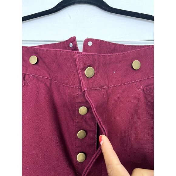 Scully Rangewear Canvas Pant Red Burgundy Women Size 33 Style# RW040 - Picture 5 of 10